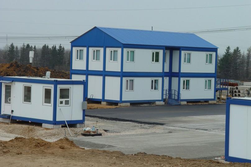 In addition to the laboratory two checkposts buildings were supplied