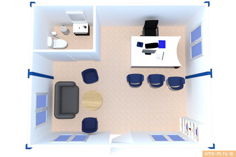 Фото Возможная компоновка здания