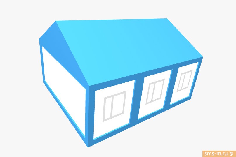 Фото Внешний вид штаба в светло-синем свете