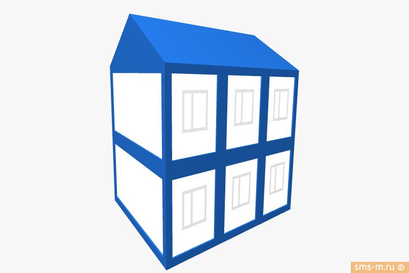 Фото Общий вид здания штаба строительства