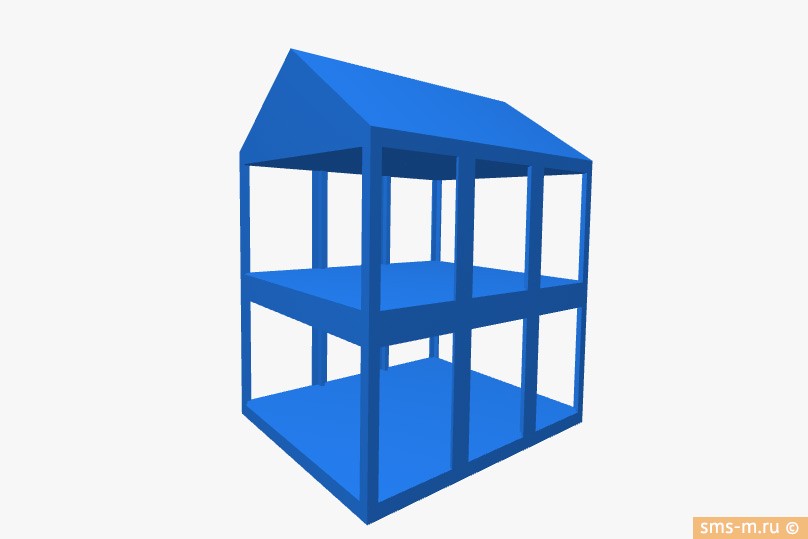 Фото Каркас штаба 90 кв м