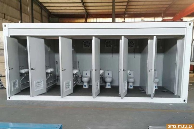 Фото Блок с 6-ю кабинками