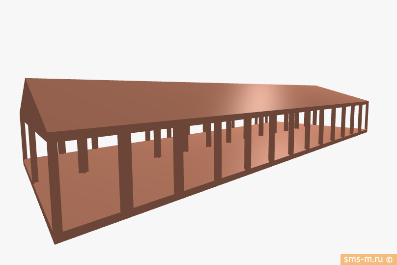 Фото Каркас блочно-модульной столовой на 150 мест