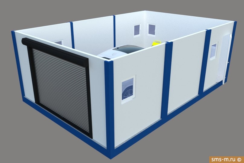 Фото Внешний вид мойки (без кровли)