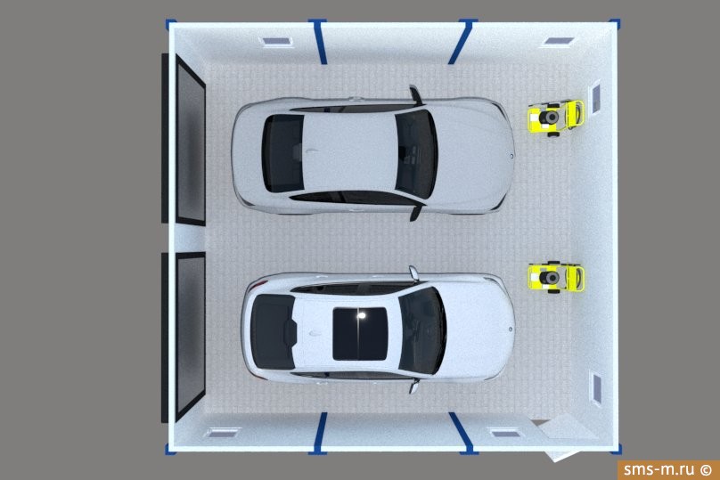 Фото Схема модульной автомойки на 2 поста