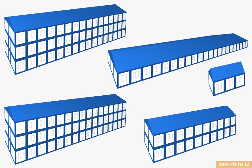 Фото Состав модульного городка на 500 человек