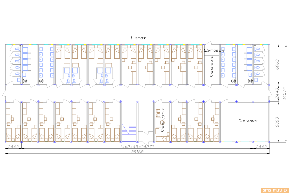 Фото Общежитие - первый этаж