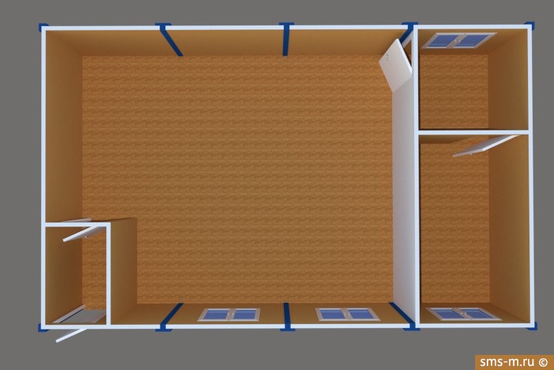 Фото Визуализация планировки штаба