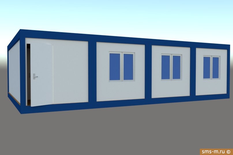 Фото Внешний вид штаба из 4х блоков