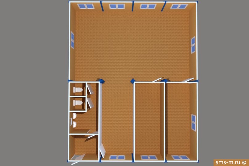 Фото Визуализация планировки штаба