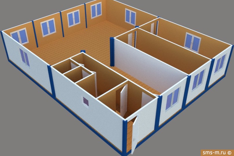 Фото Штаб имеет большее рабочее пространства и 2 кабинета