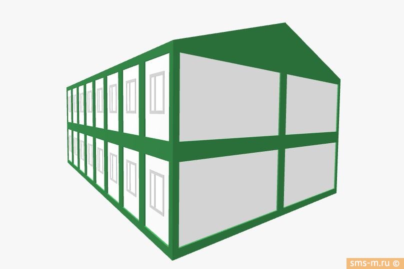 Фото Здание имеет внутренние и наружные лестницы