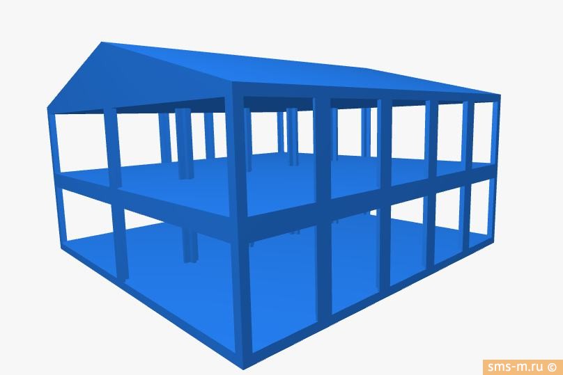 Фото Каркас штаба из 20 блок-контейнеров