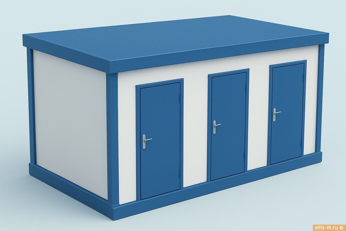 Фото Схематичное изображение внешнего вида туалетного блока