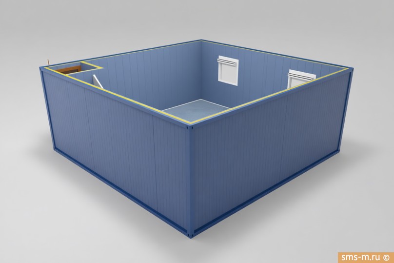 Фото Модульный офис на 28 м<sup>2</sup> - изометрия