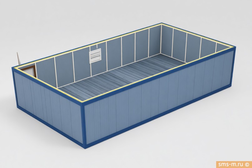 Фото Модульный офис на 56 м<sup>2</sup> изометрия