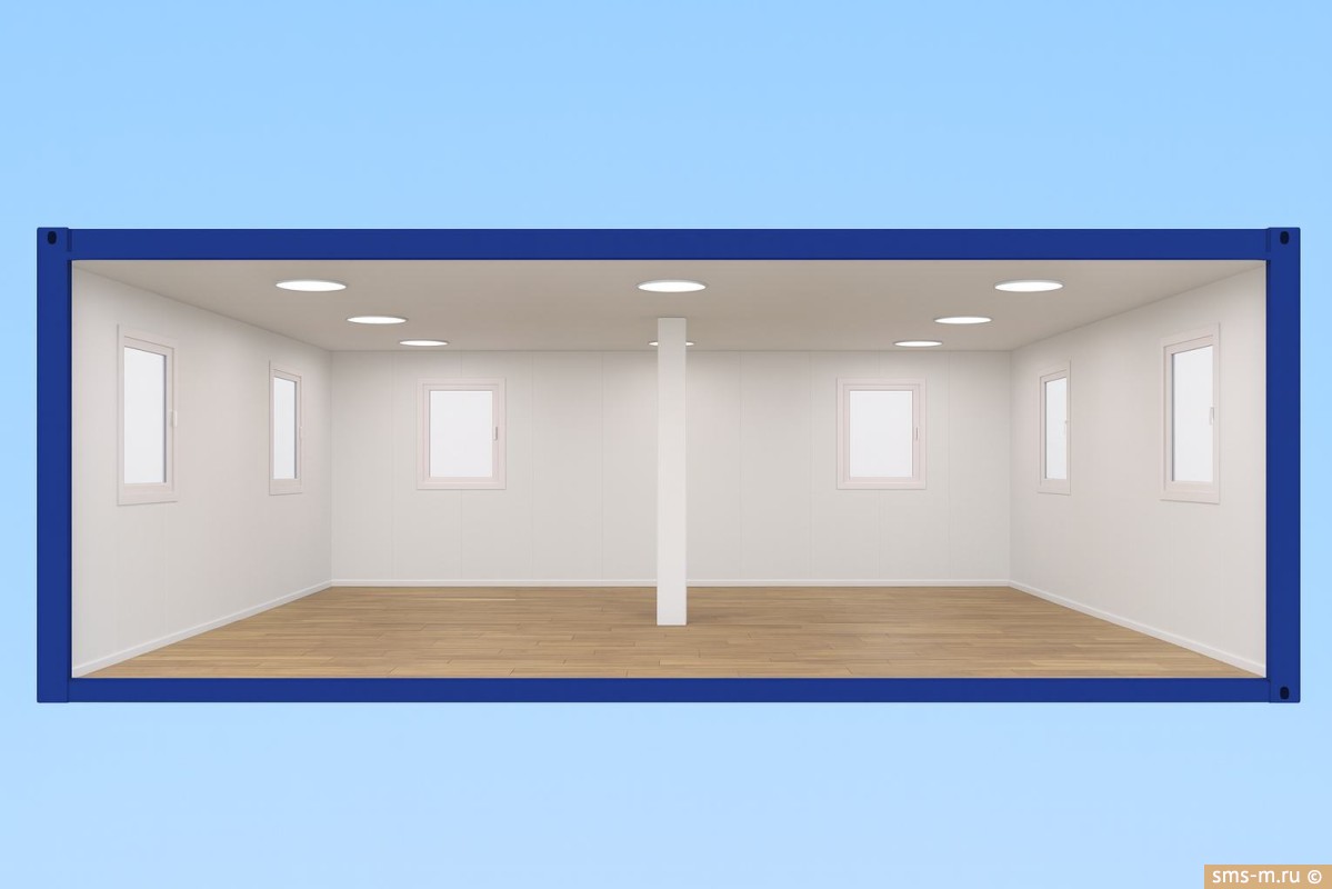 Фото Внутренний вид блок-контейнера МП-02