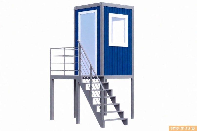 Фото Пост охраны на подиуме 1,5х1,5