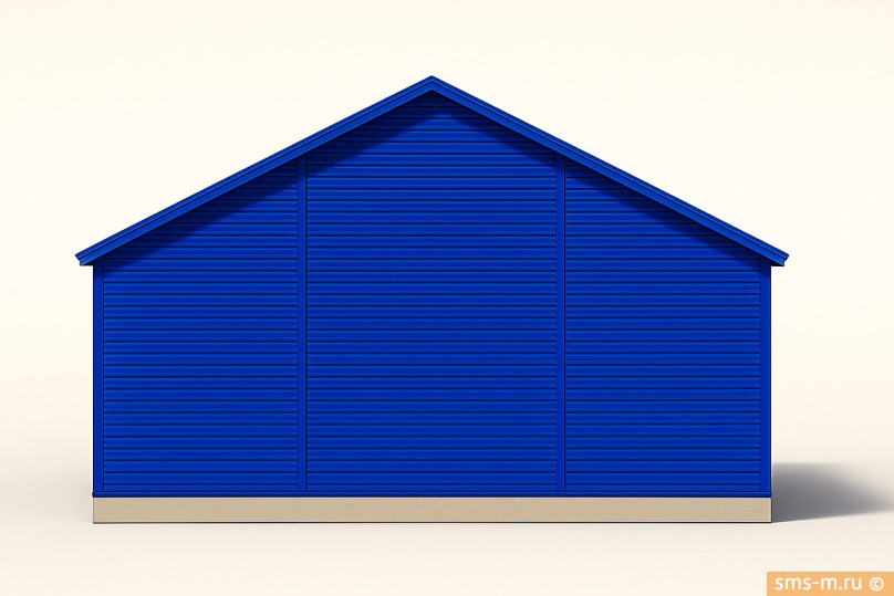 Фото Вид ангара 100 кв. м сзади