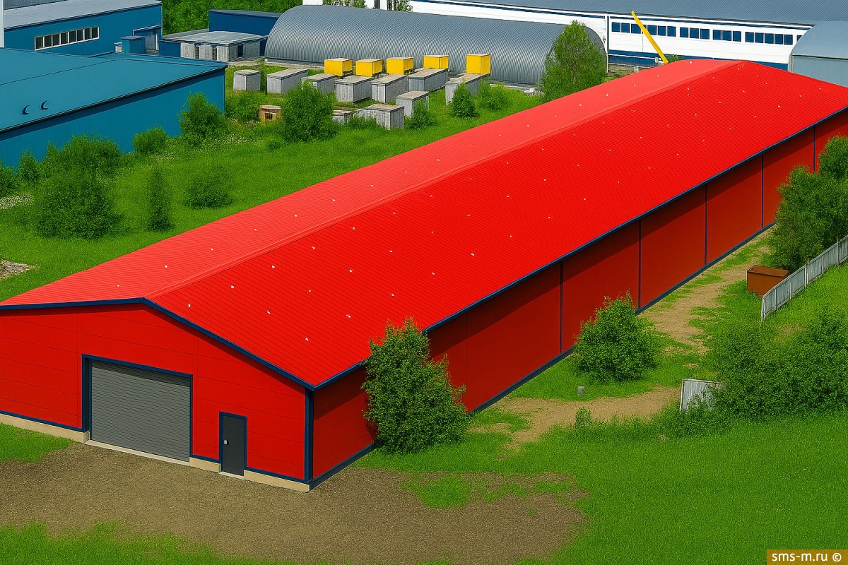 Фото Общий вид ангара 1000 кв. м