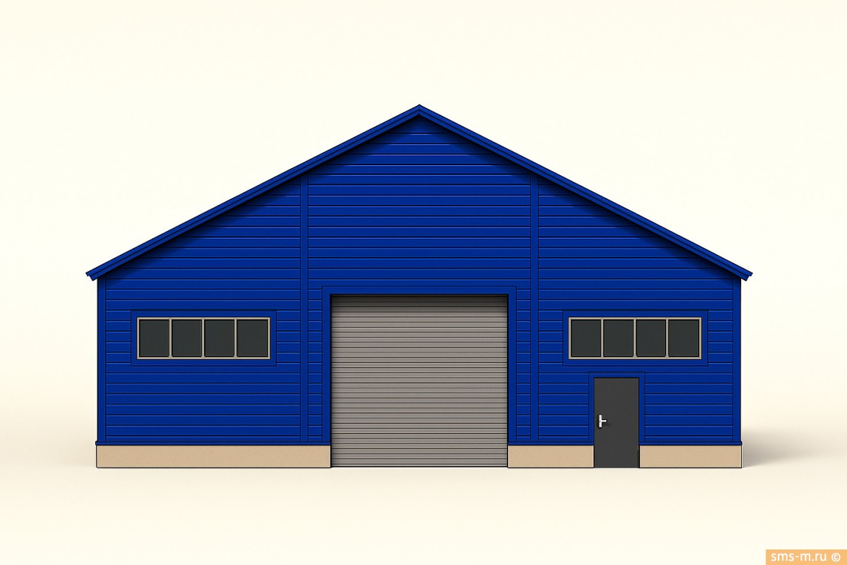 Фото Ангар 200 кв м - вид спереди