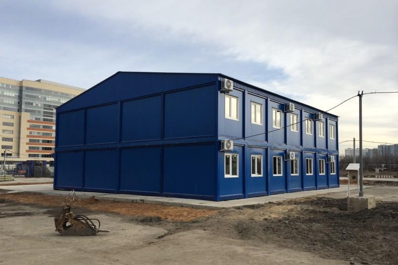 Construction site office in Nagatino - 28 modules