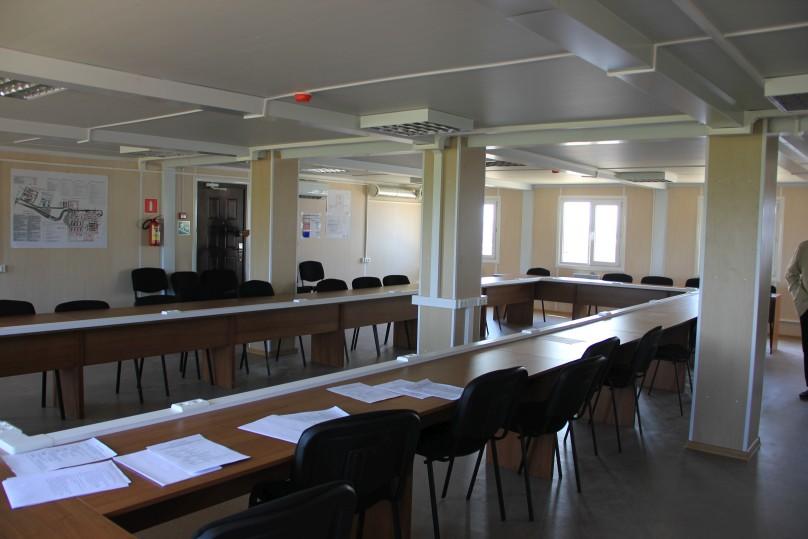 A large meeting room