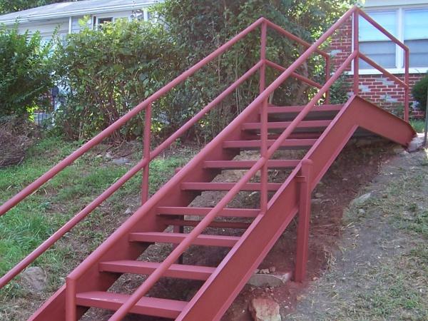 Фото Stairs in a country village