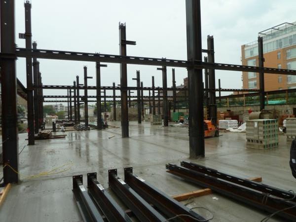 Фото Preparation for the floors beams installation of the building