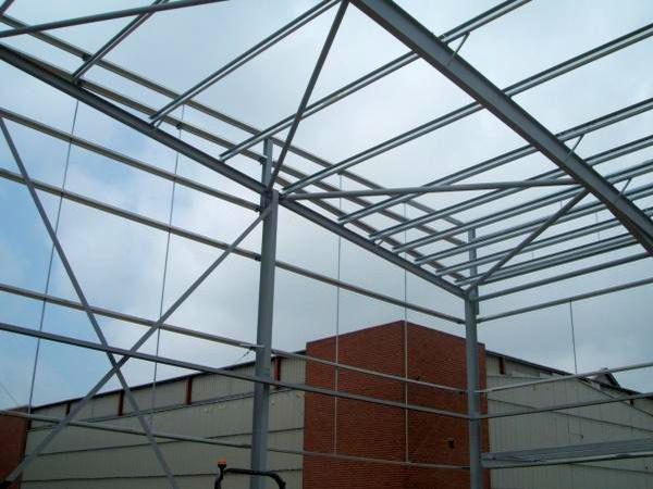 Фото A frame of the light unheated hangar