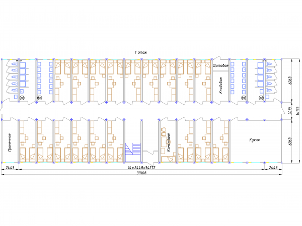 Фото Dormitory for 240 persons - 1st floor
