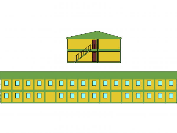Фото Dormitory for 150 persons - facades