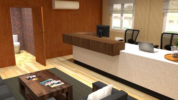 Фото Холл первого этажа (лобби, ресепшен и санузел)