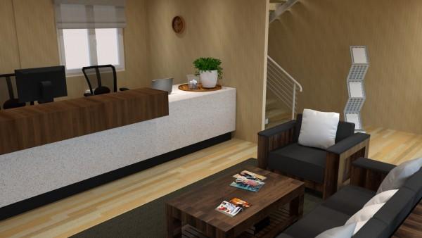 Фото Небольшая, но удобная зона отдыха в лобби