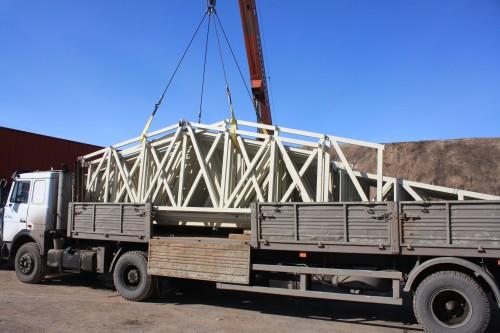 Фото Delivered roof trusses