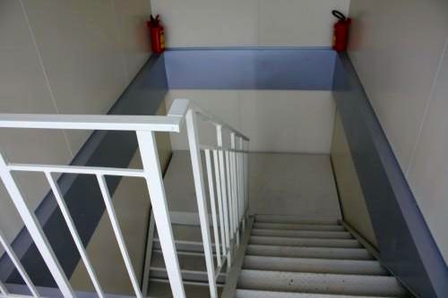 Фото Welded white color staircase