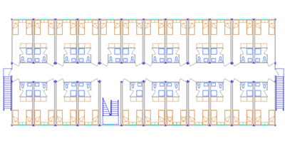 Фото Motel layout - 2 floor