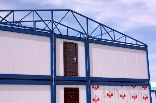 Фото Installed roof at the building width 14,5 m