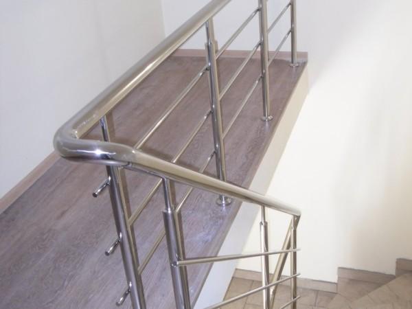 Фото Fencing and stairs made ​​of stainless steel for the pool