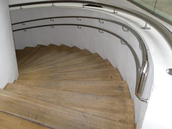 Фото The ramp stainless steel fencing